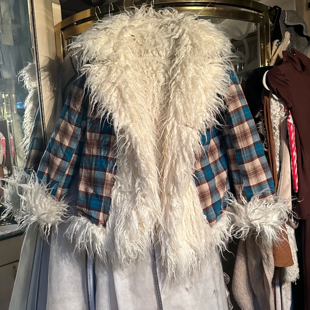 Free People Almost Famous Reversible Fur Coat XS - Picture 5 of 8